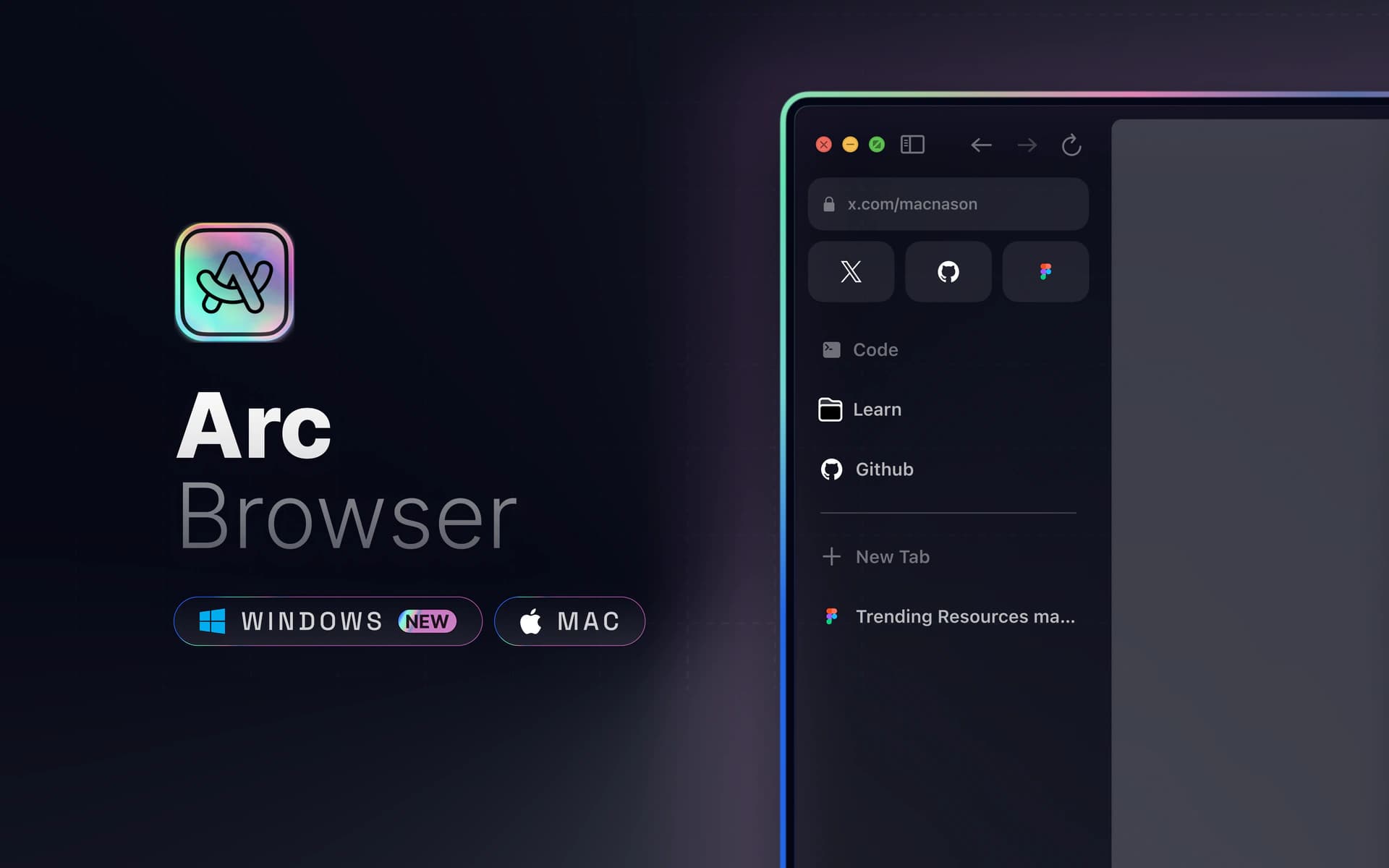 Arc Browser UI kit cover